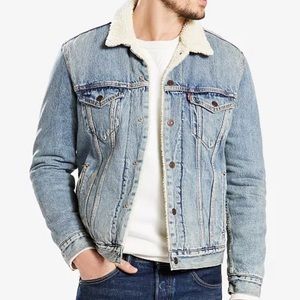 Men’s Levi’s Regular Fit Sherpa Denim Jacket